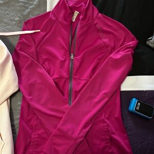 Under Armour Women's Fuchsia Full-Zip Utility Jacket